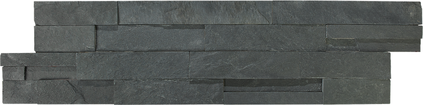 Coal Splitface Slate Ledgerstone 6x24