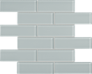 Calm Green Brick Mosaics M2x6BRICK
