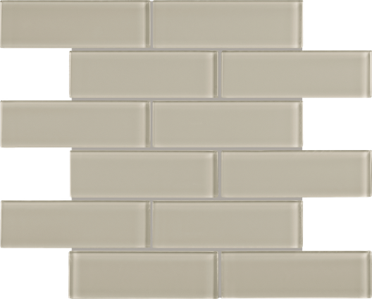 Tranquil Tan Brick Mosaics M2x6BRICK