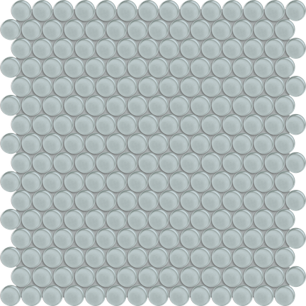 Calm Green Penny Round Mosaics M12PENNY