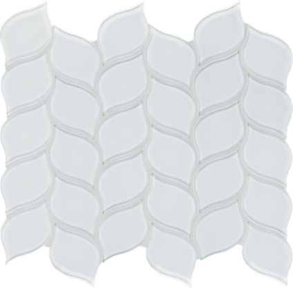 Pure White Petal Mosaics M12PETAL