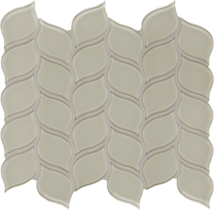 Tranquil Tan Petal Mosaics M12PETAL