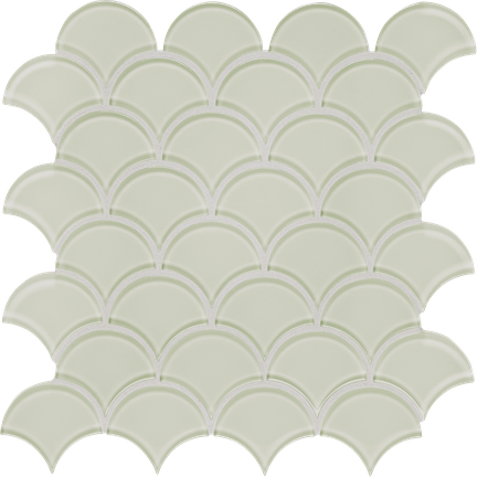 Content Cream Scallop Mosaics M12SCP