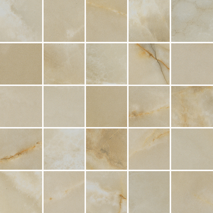 Opulent Beige Onyx 25pc Mosaic (Matte) M12