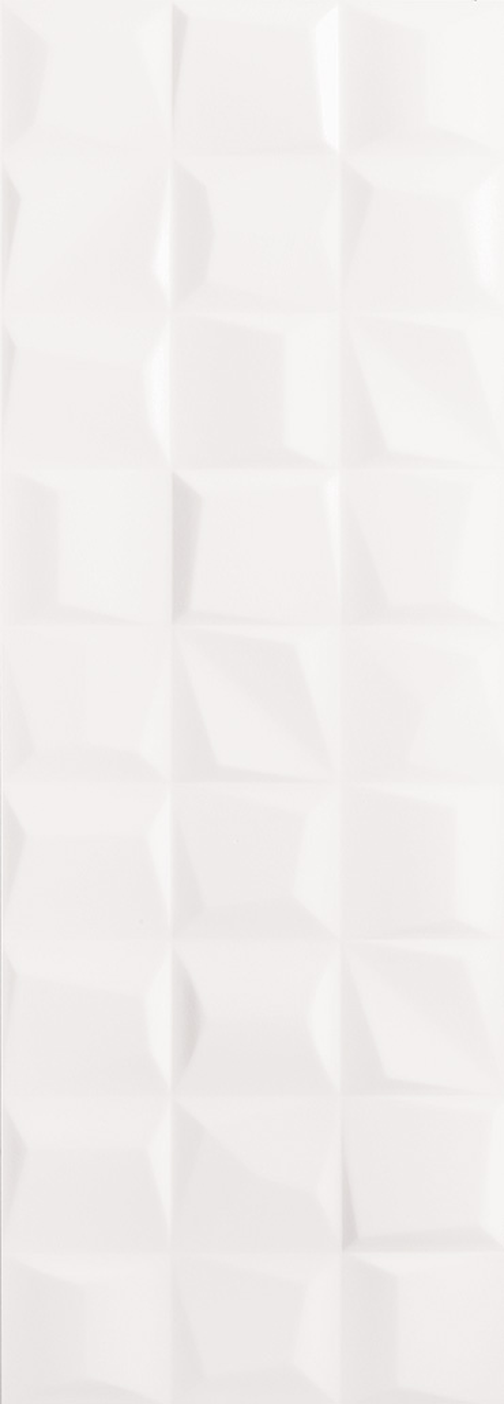 Rise White Matte Wall Tile 14x39
