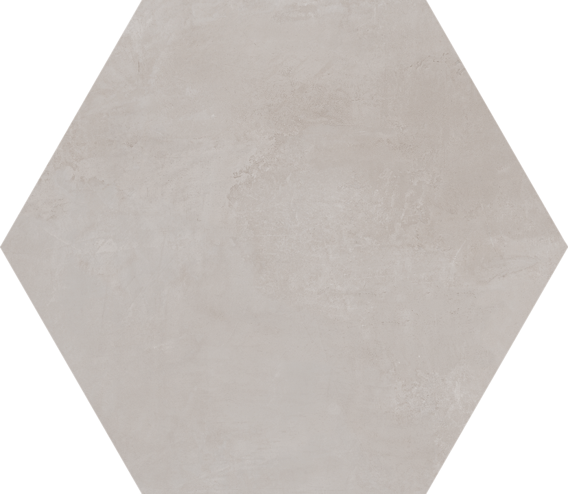 E. Houston Warm Gray Floor/Wall Tile (Waterjet Cut) 22.5x22.5HEX