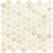 Giallo Honed Hexagon Mosaics M12HEX