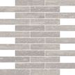 Gray Offset Brick Mosaic M1x6Brick