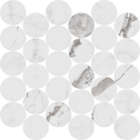 Statuario Circle Mosaics (Polished) M2.5CIR