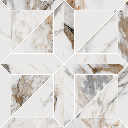 Breccia Capraia 6x6 Mixed Mosaics (Polished) M6x6MIX