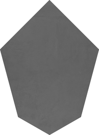 Chelsea Black Floor/Wall Tile (Waterjet Cut) 21.5x29.5