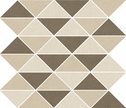 Warm Mix Triangle Mix Mosaics 14x12