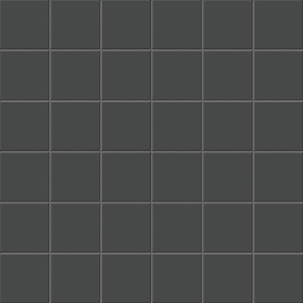 Retro Black 2x2 Mosaic (Unglazed) 12x12