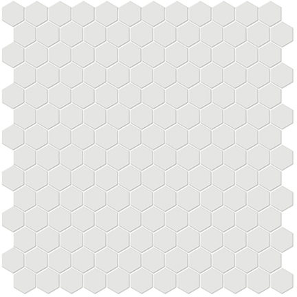 Vintage Grey 1in Hexagon Mosaic 12x12