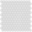 Gallery Grey 1in Hexagon Mosaic 12x12