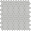 Loft Grey 1in Hexagon Mosaic 12x12