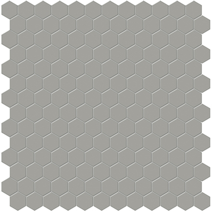 Cement Chic 1in Hexagon Mosaic 12x12