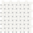Canvas White & Loft Grey Basketweave Mixed Mosaic 12x12