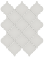 Halo Grey Arabesque Beveled Mosaic (Glossy) 10x13
