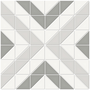 Evening Blend Cubic Pattern Mosaic 10x10