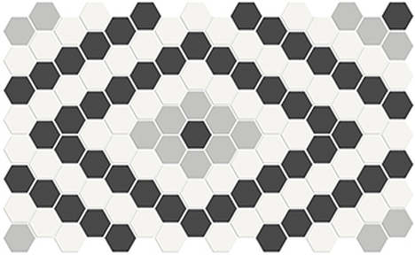 Midnight Blend Diamond Pattern Mosaic 13x8