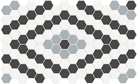 Dawn Blend Diamond Pattern Mosaic 13x8